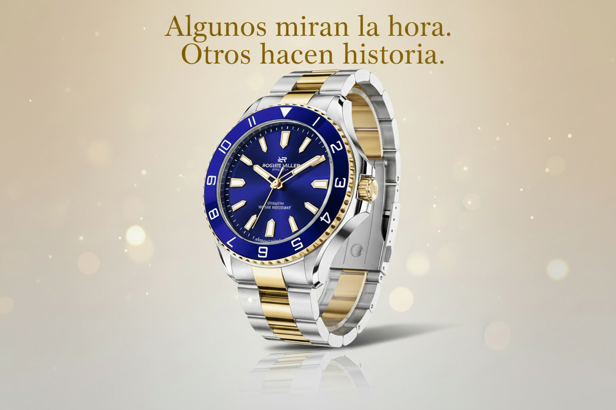 Banner ROGIER MILLER - Tipografía elegante